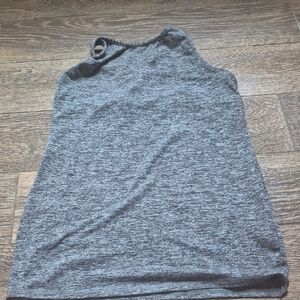 A Pea in the Pod Gray Asymmetrical Tank Top